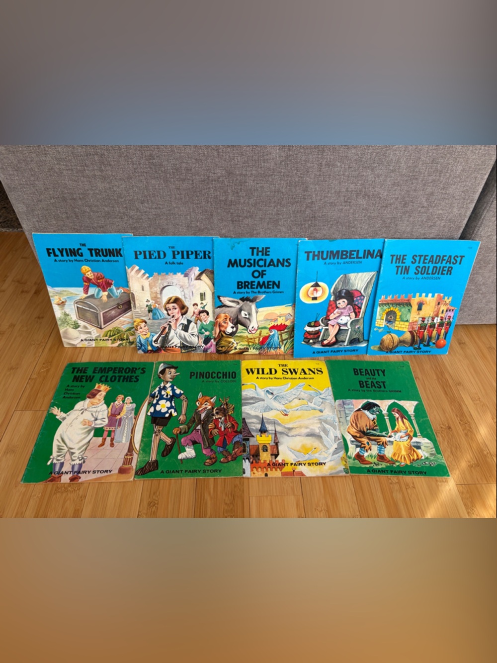 Classic Fairy Tale Storybook Set - Blue & Green Covers
